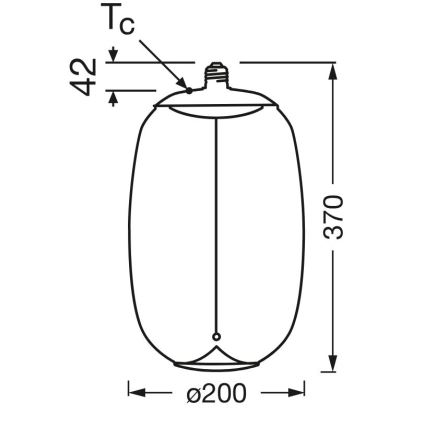 LED Spuldze VINTAGE FILAMENT E27/4W/230V 2700K - Osram
