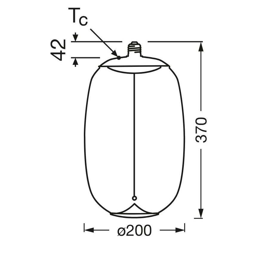 LED Spuldze VINTAGE FILAMENT E27/4W/230V 2700K tonēta - Osram