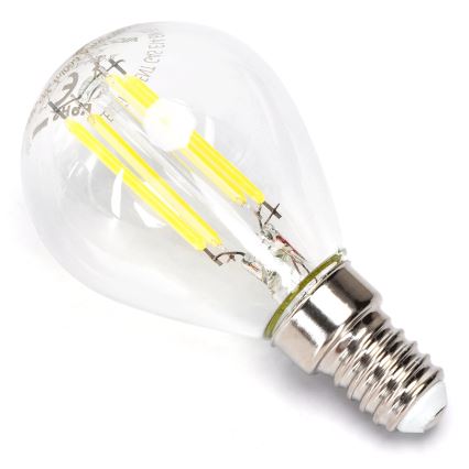LED Spuldze VINTAGE G45 E14/6W/230V 6500K - Aigostar