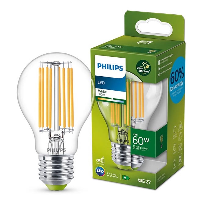 LED Spuldze VINTAGE Philips A60 E27/4W/230V 3000K