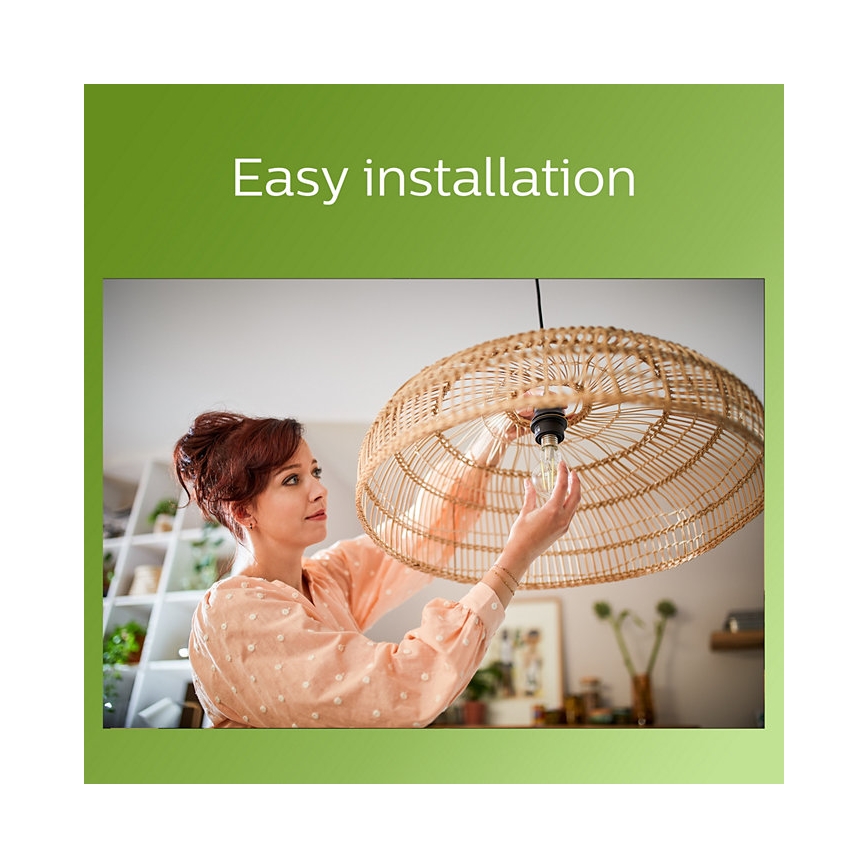 LED Spuldze VINTAGE Philips A60 E27/4W/230V 3000K