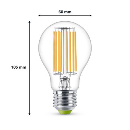 LED Spuldze VINTAGE Philips A60 E27/4W/230V 3000K