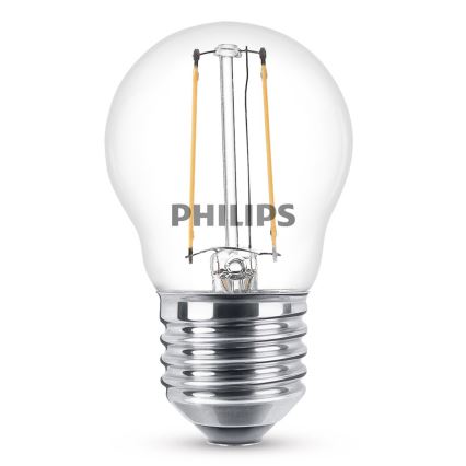 LED Spuldze VINTAGE Philips P45 E27/2W/230V 2700K