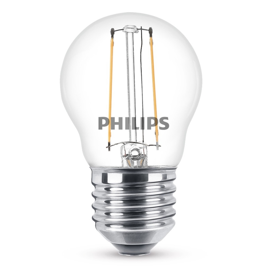 LED Spuldze VINTAGE Philips P45 E27/2W/230V 2700K