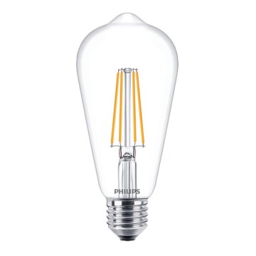 LED Spuldze VINTAGE Philips ST64 E27/7W/230V 2700K