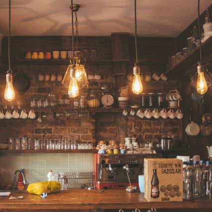 LED spuldze VINTAGE ST64 E27/12W/230V 2200K - Aigostar