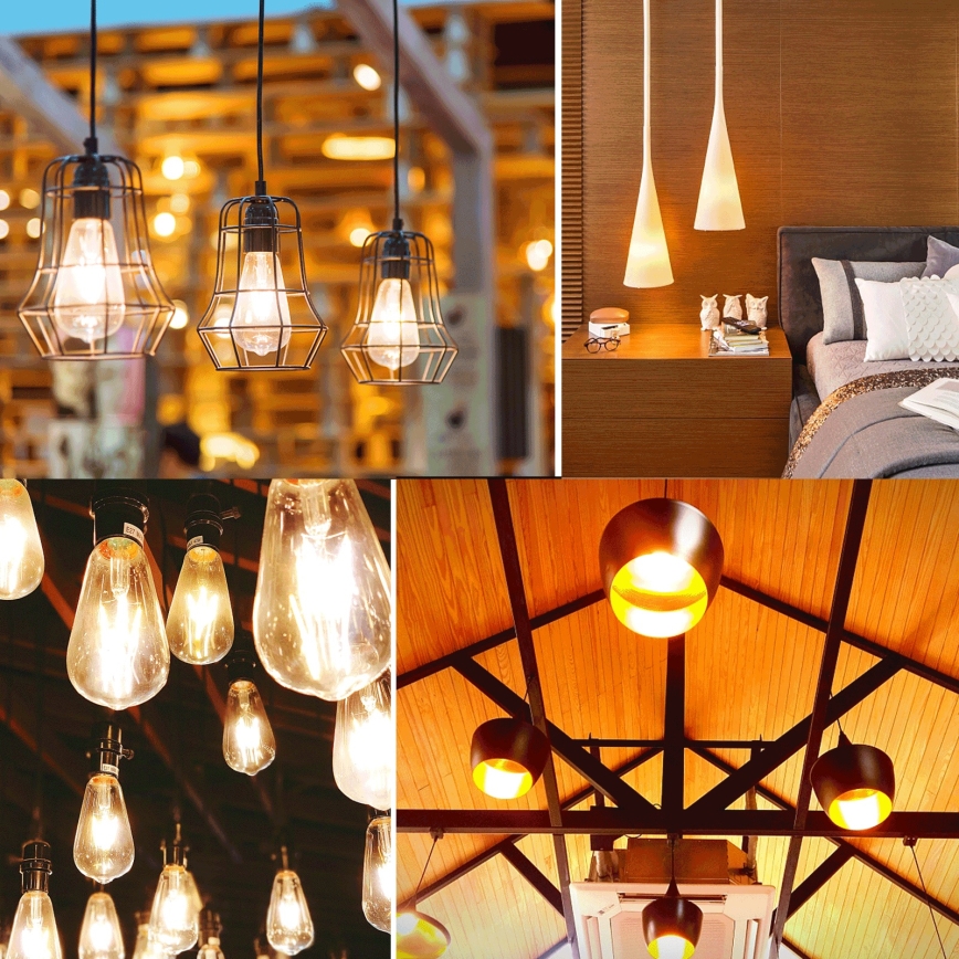 LED spuldze VINTAGE ST64 E27/20W/230V 2700K - Aigostar