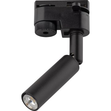 LED Starmetis 1 fāzes sliežu sistēmai LAGOS 1xG9/3W/230V melna