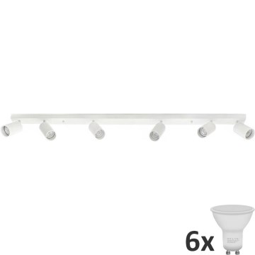 LED Starmetis ANGIE 6xGU10/6W/230V balta
