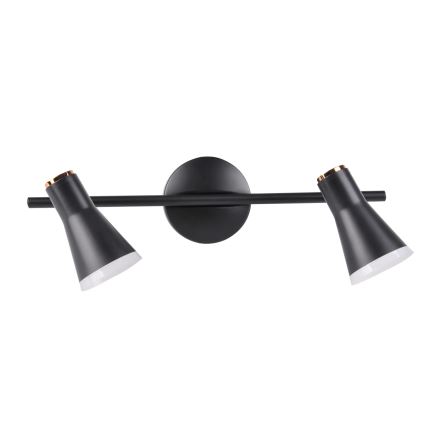 LED Starmetis BERG 2xLED/4,2W/230V melns