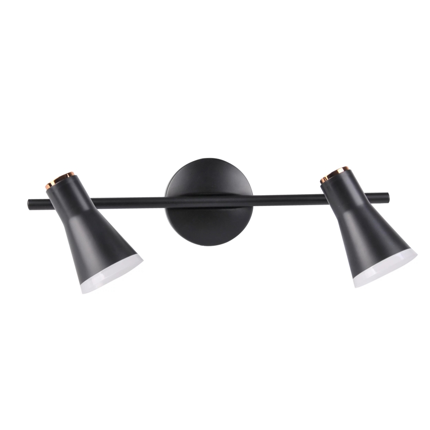 LED Starmetis BERG 2xLED/4,2W/230V melns