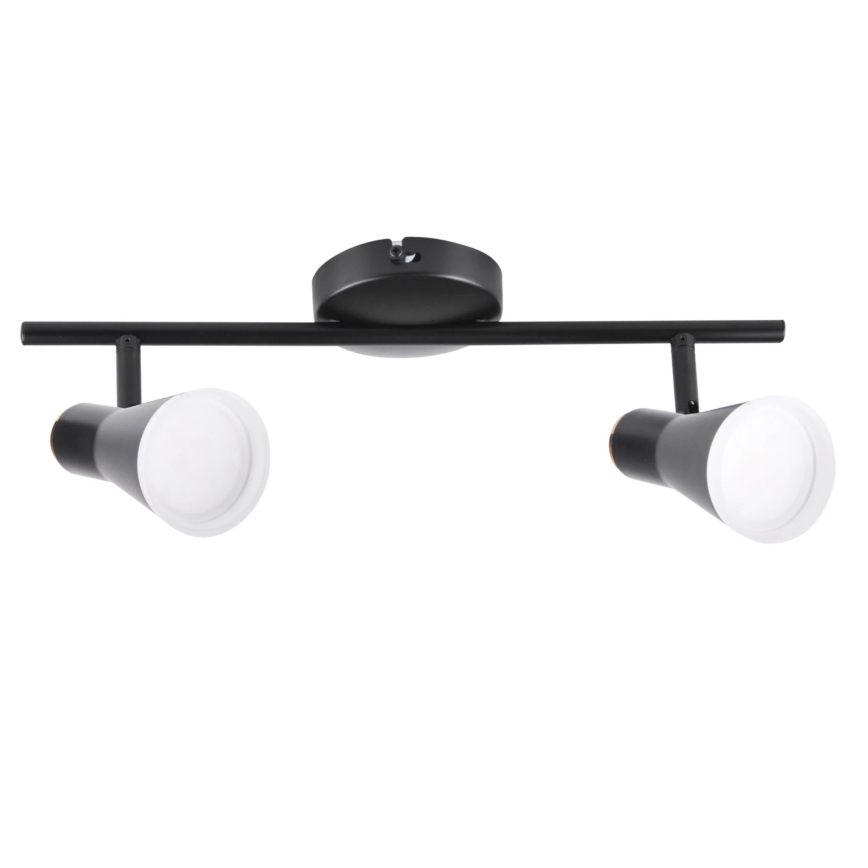 LED Starmetis BERG 2xLED/4,2W/230V melns