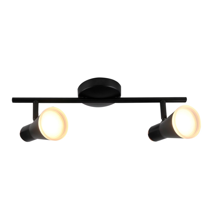 LED Starmetis BERG 2xLED/4,2W/230V melns