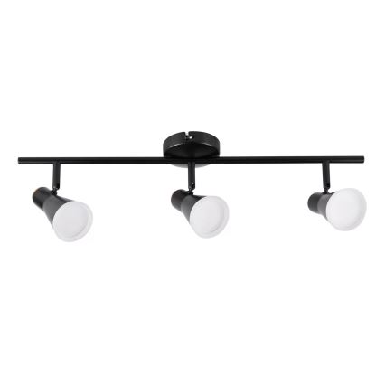 LED Starmetis BERG 3xLED/4,2W/230V melns