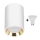 LED Starmetis CHLOE 1xGU10/6W/230V apaļs balts/zelta