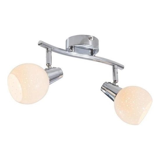 LED Starmetis DOXY 2xE14/4W/230V spīdīgi hromēts