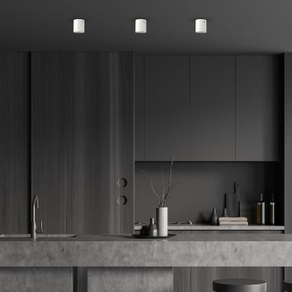 LED Starmetis GEORGE 1xE27/6W/230V d. 11 cm balta