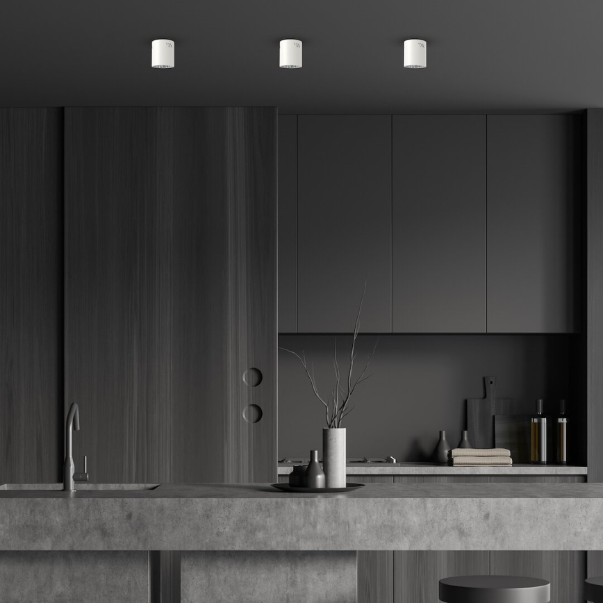 LED Starmetis GEORGE 1xE27/6W/230V d. 11 cm balta