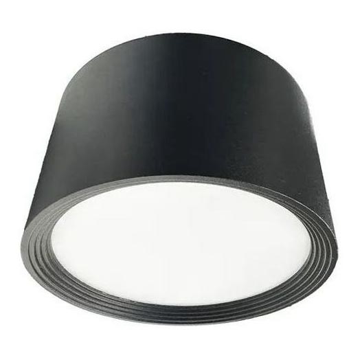 LED Starmetis LED/12W/230V 4000K d. 10 cm melna