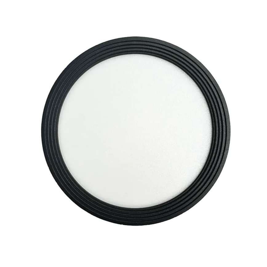 LED Starmetis LED/14W/230V 4000K d. 12 cm melna