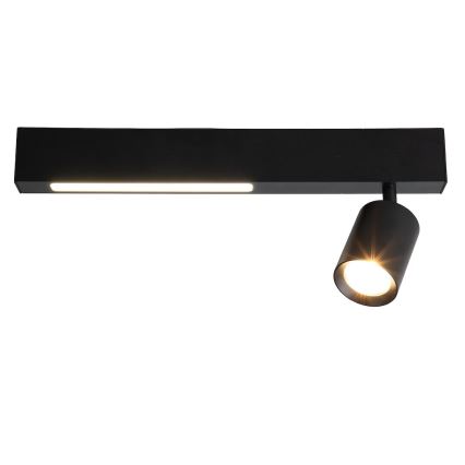 LED Starmetis MAGNET LED/5W/230V + 1xGU10/60W 3000/4000K melna