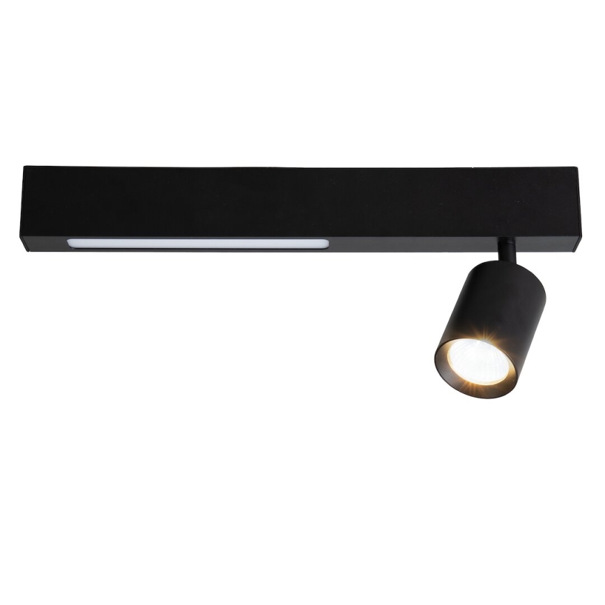 LED Starmetis MAGNET LED/5W/230V + 1xGU10/60W 3000/4000K melna