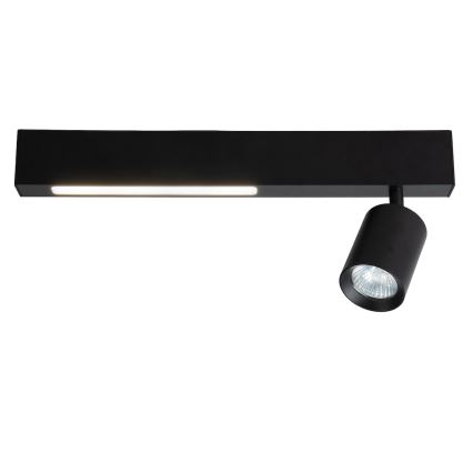 LED Starmetis MAGNET LED/5W/230V + 1xGU10/60W 3000/4000K melna