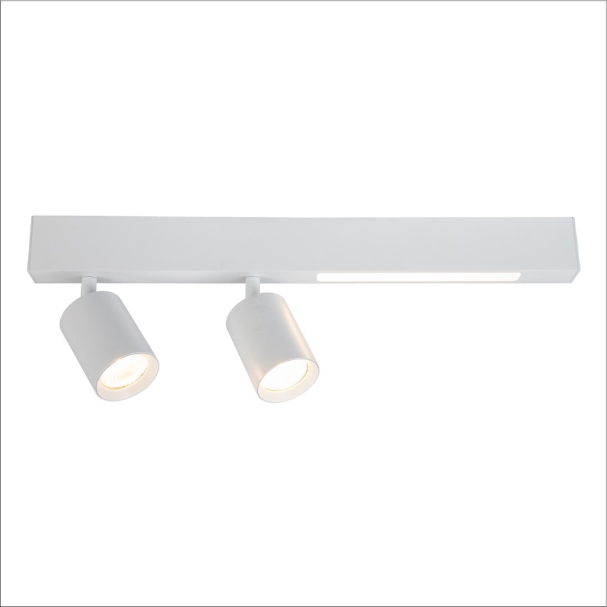 LED Starmetis MAGNET LED/5W/230V + 2xGU10/60W 3000/4000K balta