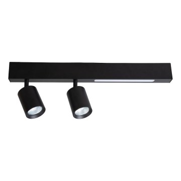 LED Starmetis MAGNET LED/5W/230V + 2xGU10/60W 3000/4000K melna