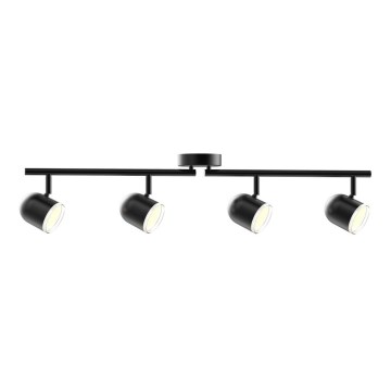 LED Starmetis RAWI 4xLED/4,2W/230V melns