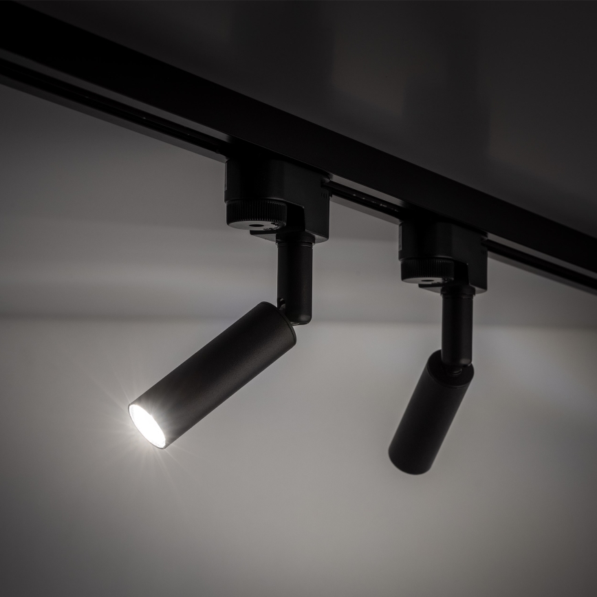 LED Starmetis 1 fāzes sliežu sistēmai LAGOS 1xG9/3W/230V melna