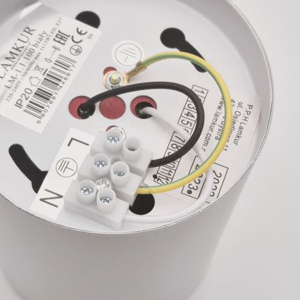LED Starmetis TACO 1xE27/15W/230V balta