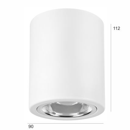 LED Starmetis TACO 1xE27/15W/230V balta
