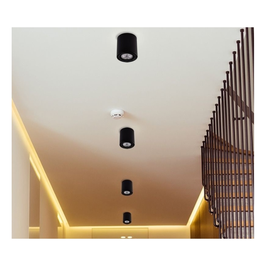 LED Starmetis TUBA 1xGU10/5W/230V 2700K melns