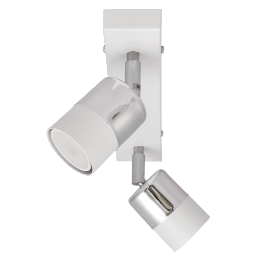 LED Starmetis TUBSSON 2xGU10/4,8W/230V balta/spīdīgi hromēts