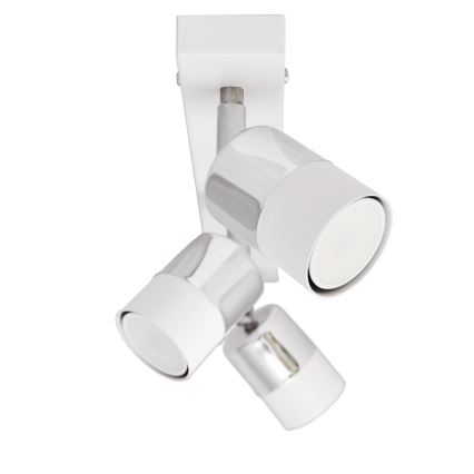 LED Starmetis TUBSSON 3xGU10/4,8W/230V balta/spīdīgi hromēts
