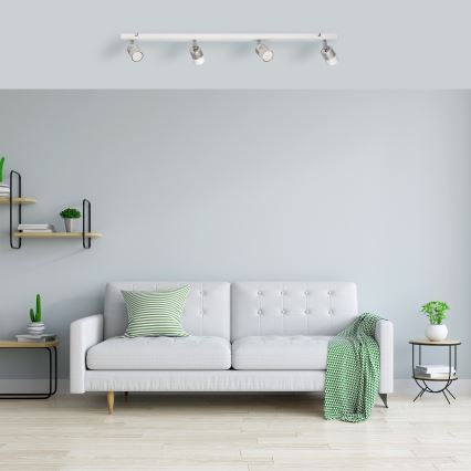 LED Starmetis TUBSSON 4xGU10/4,8W/230V balta/spīdīgi hromēts