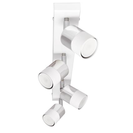 LED Starmetis TUBSSON 4xGU10/4,8W/230V balta/spīdīgi hromēts