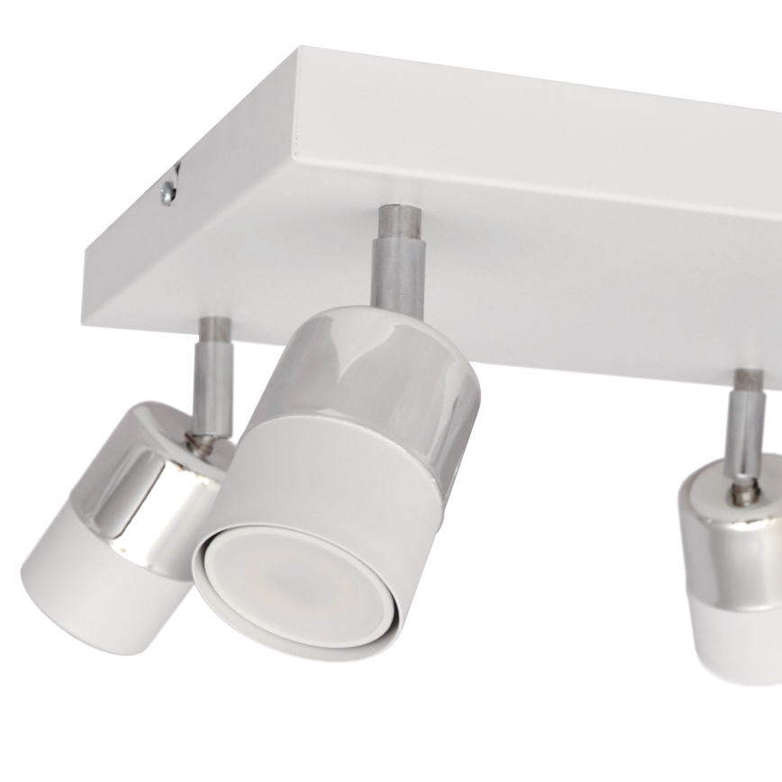 LED Starmetis TUBSSON 4xGU10/4,8W/230V balta/spīdīgi hromēts