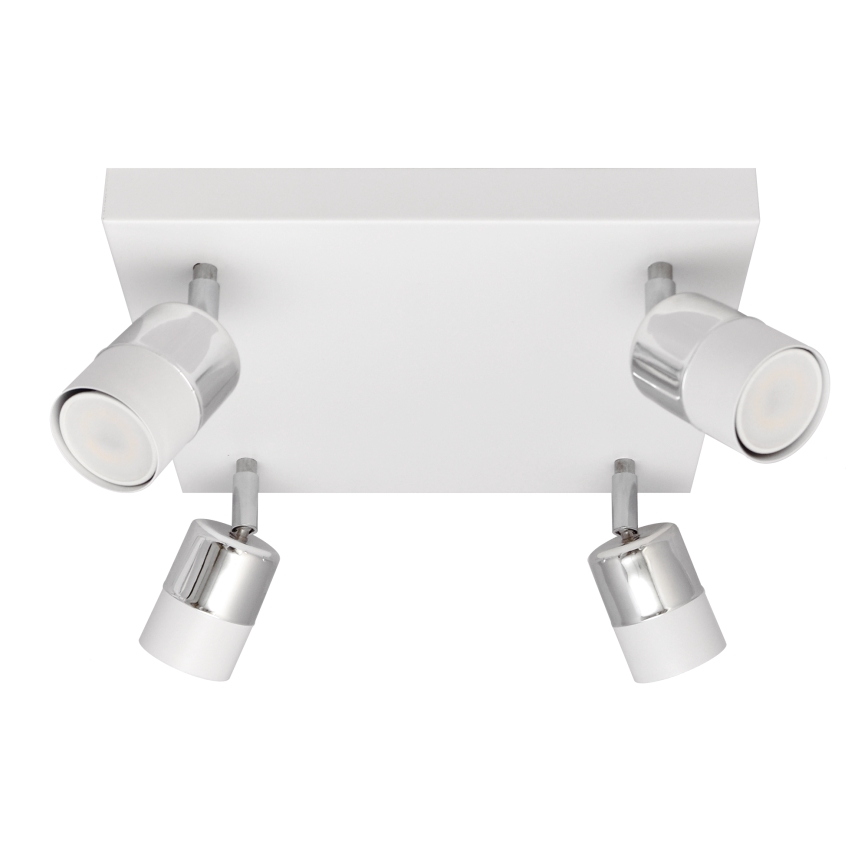 LED Starmetis TUBSSON 4xGU10/4,8W/230V balta/spīdīgi hromēts