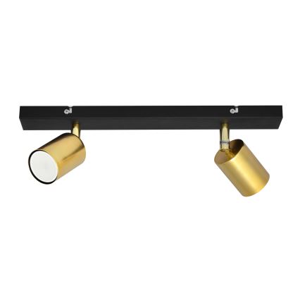 LED Starmetis TUNE 2xGU10/4,8W/230V zelta/melna