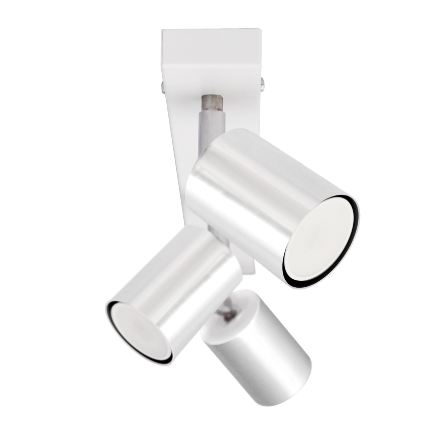 LED Starmetis TUNE 3xGU10/4,8W/230V matēts hroms/balta