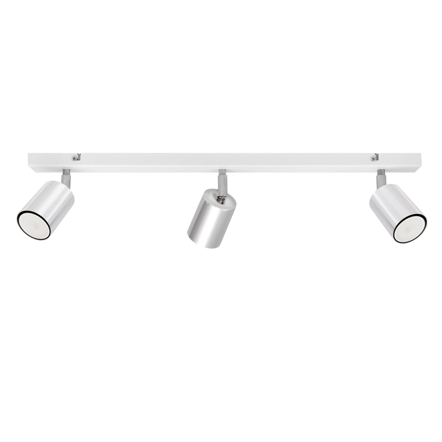 LED Starmetis TUNE 3xGU10/4,8W/230V matēts hroms/balta