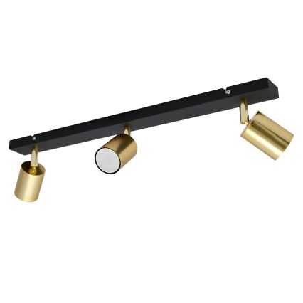 LED Starmetis TUNE 3xGU10/4,8W/230V zelta/melna