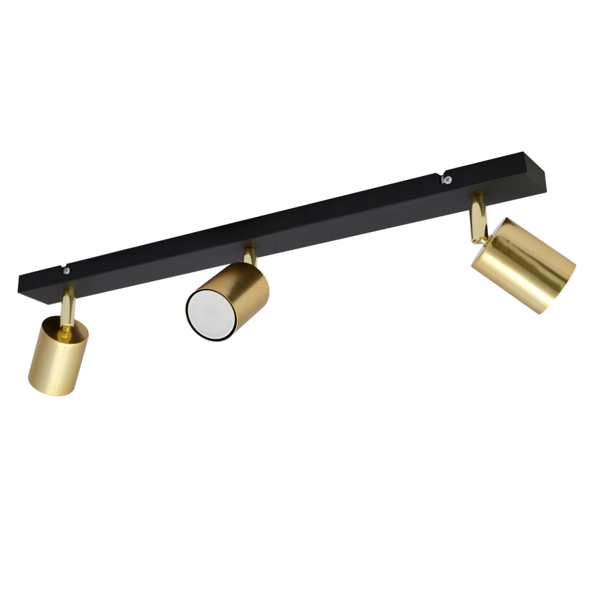 LED Starmetis TUNE 3xGU10/4,8W/230V zelta/melna