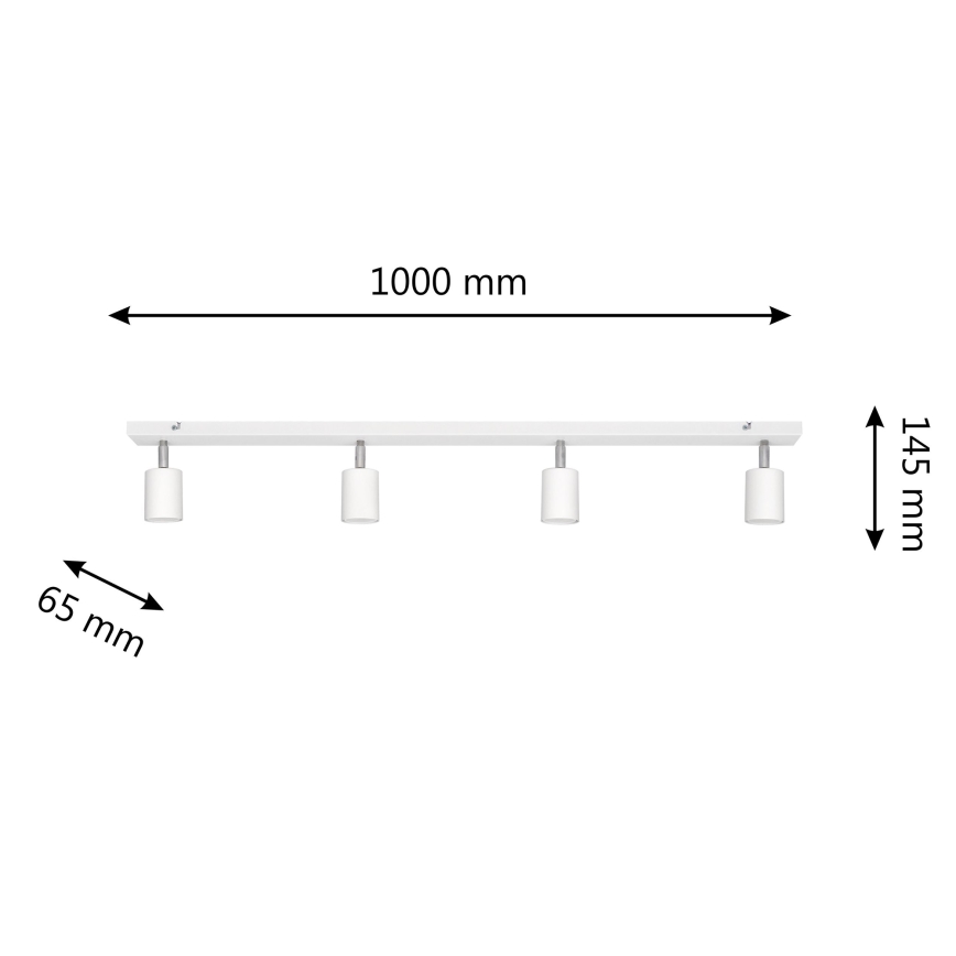 LED Starmetis TUNE 4xGU10/4,8W/230V balta