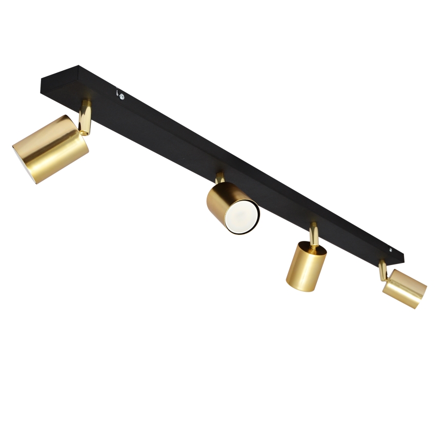 LED Starmetis TUNE 4xGU10/4,8W/230V zelta/melna