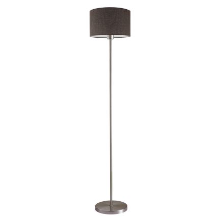 LED stāvlampa TUNJA 1xE27/20W/230V Ø 30 cm matēts hroms/brūns