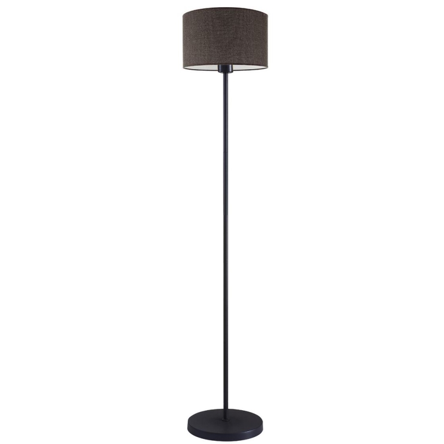 LED stāvlampa TUNJA 1xE27/20W/230V Ø 30 cm melna/brūna