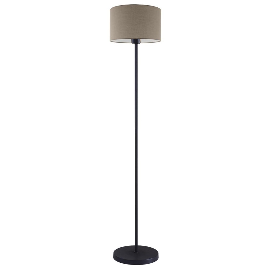 LED stāvlampa TUNJA 1xE27/20W/230V Ø 30 cm melna/taupe
